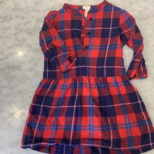 Crewcuts 5T girls plaid dress